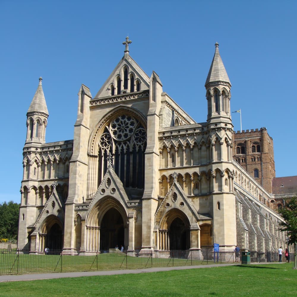 View of St Albans cathedral