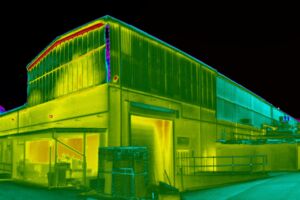 Thermal Image of Factory for BREEAM Survey